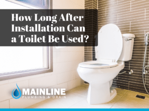 How Long After Installation Can a Toilet Be Used